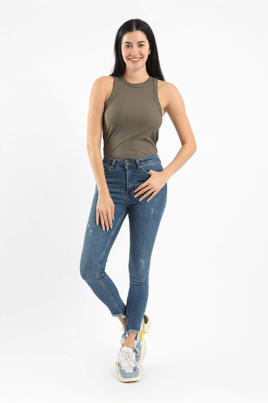 Racer Back Ribbed Top - Carina - ??’????????ñ??�ÿ??ƒ?ÿ????