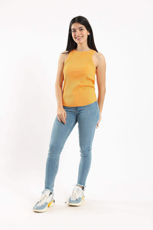 Racer Back Ribbed Top - Carina - ??’????????ñ??�ÿ??ƒ?ÿ????