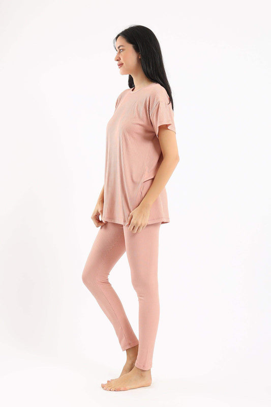 Ribbed Pyjama Set - Carina - ??’????????ñ??�ÿ??ƒ?ÿ????