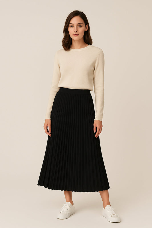 Ribbed Pencil Skirt