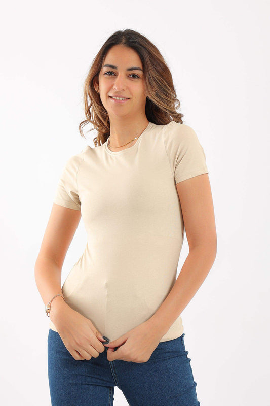 Round Neck Solid Top - Carina - ??’????????ñ??�ÿ??ƒ?ÿ????