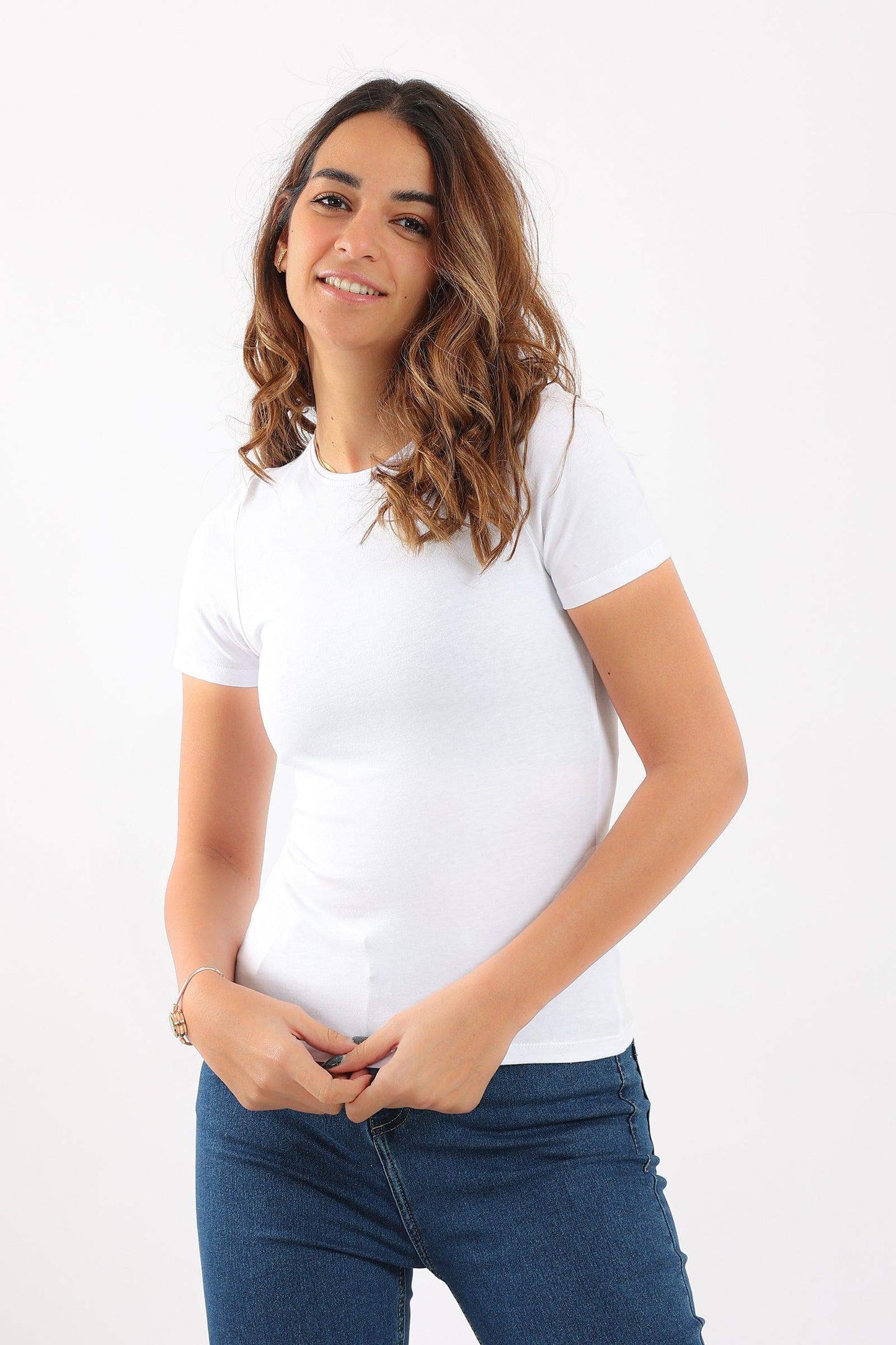 Round Neck Solid Top - Carina - ??’????????ñ??�ÿ??ƒ?ÿ????