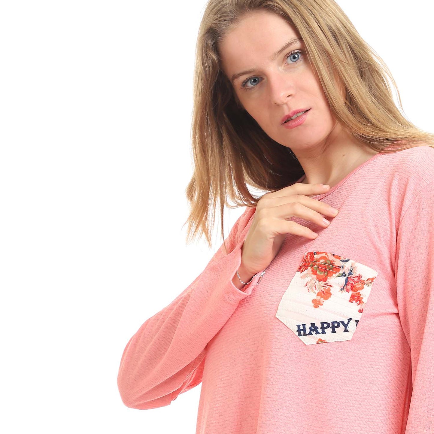 Round Neck Tunic Top