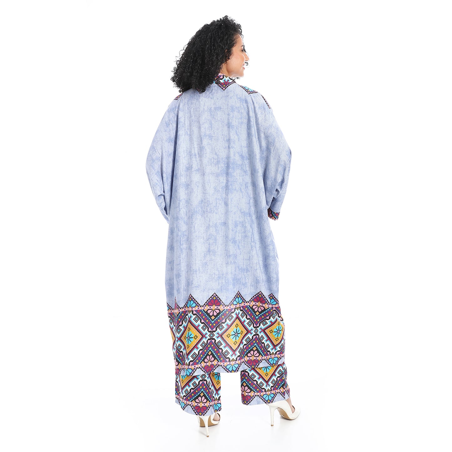 Printed Kimono Suit