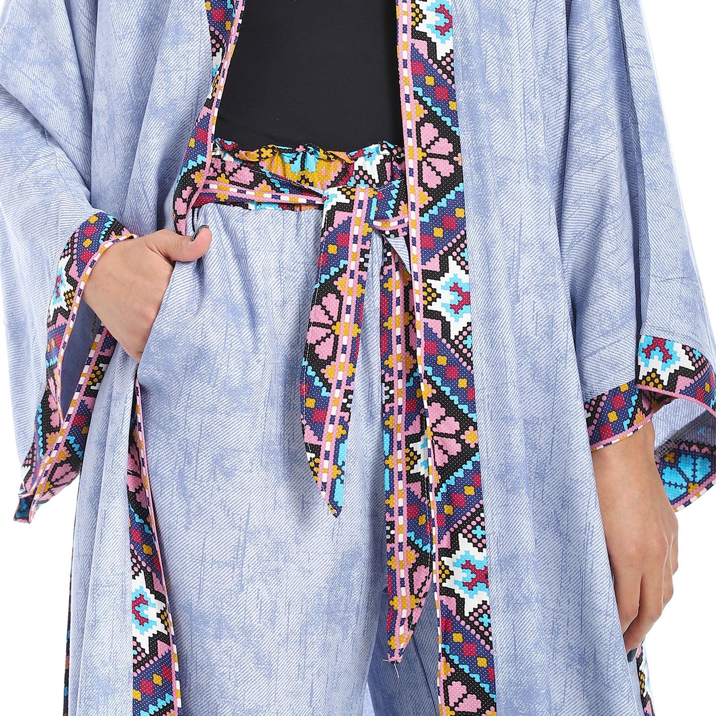 Printed Kimono Suit