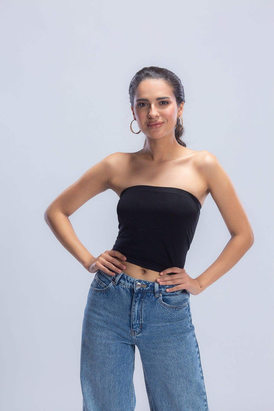 توب بدون حمالات بدون درزات