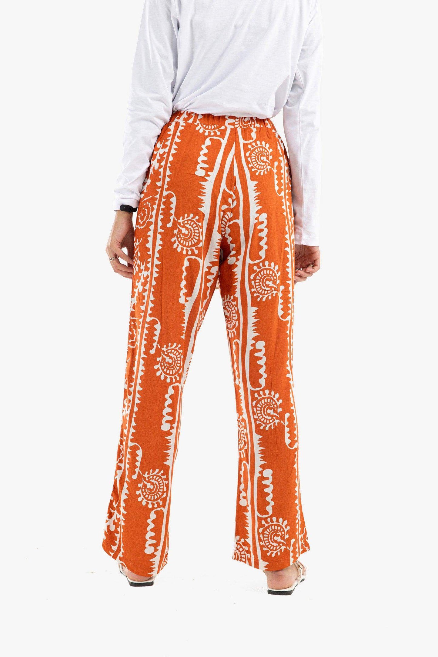 Straight Cut Printed Lounge Pants - Carina - ??’????????ñ??�ÿ??ƒ?ÿ????