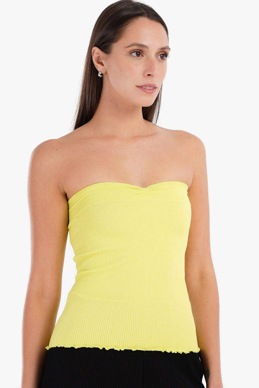 Strapless Ribbed Top - Carina - ??’????????ñ??�ÿ??ƒ?ÿ????