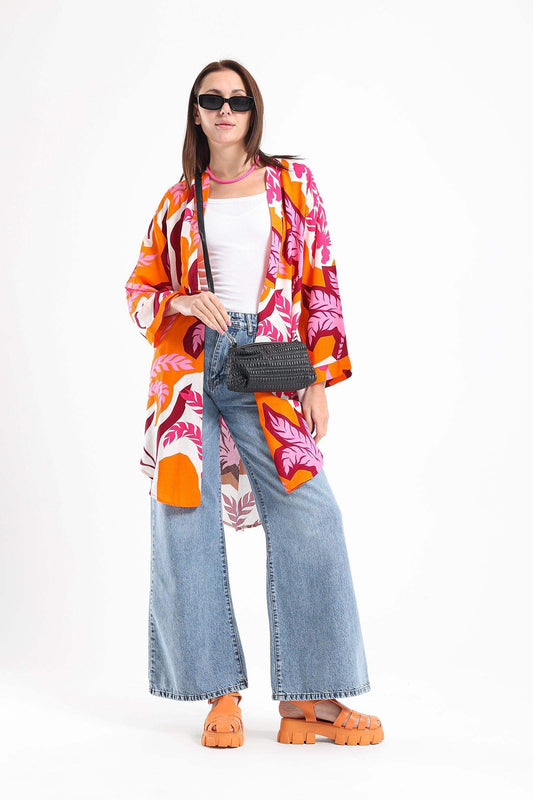 Summer Leafy Kimono - Carina - ??’????????ñ??�ÿ??ƒ?ÿ????