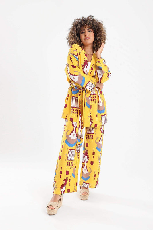 Viscose All Over Print Kimono - Carina - ??’????????ñ??�ÿ??ƒ?ÿ????