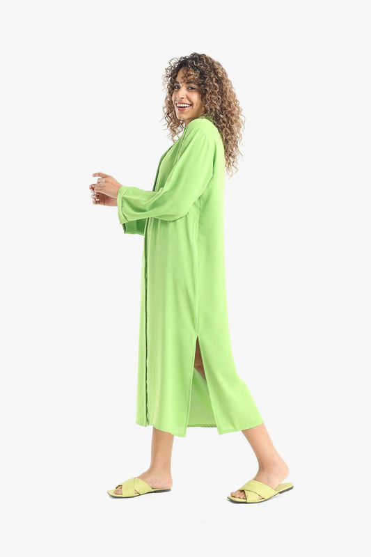 Voile Solid Shirt Dress - Carina - ??’????????ñ??�ÿ??ƒ?ÿ????