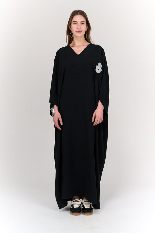 Black Loose Fit Abaya