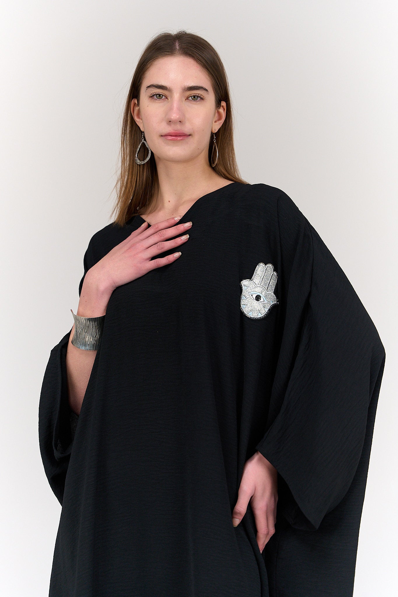 Black Loose Fit Abaya