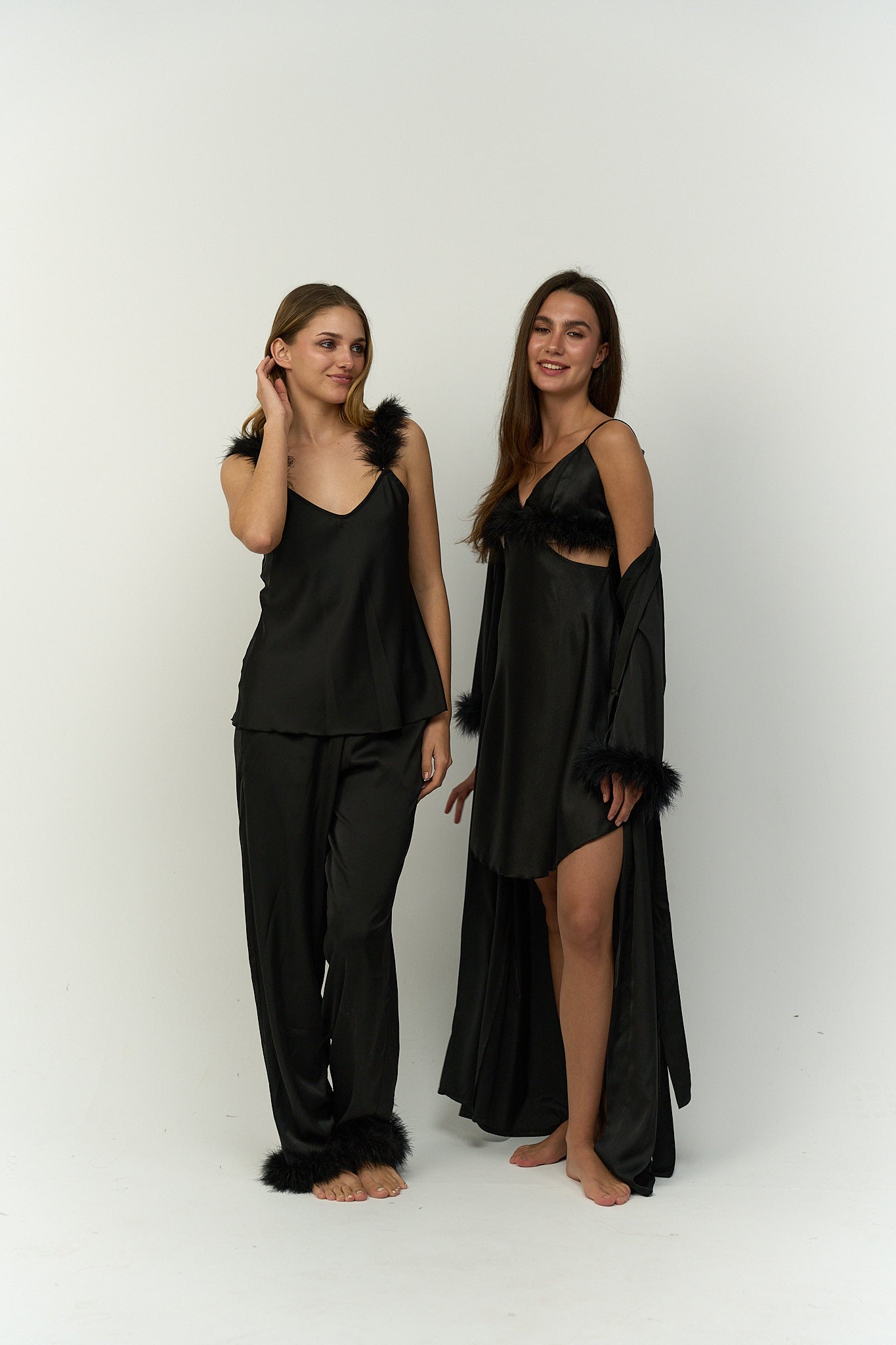 Pyjama Set with Feather