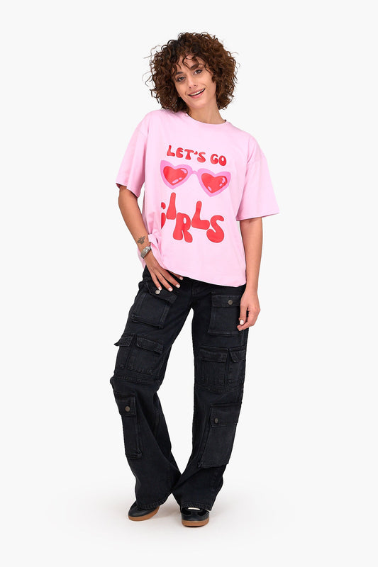 Printed Cotton Crew Neck T-Shirt