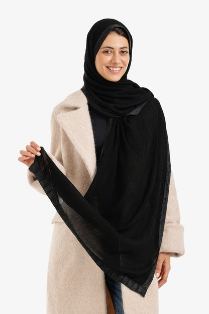 وشاح ساتان سادة من بليس