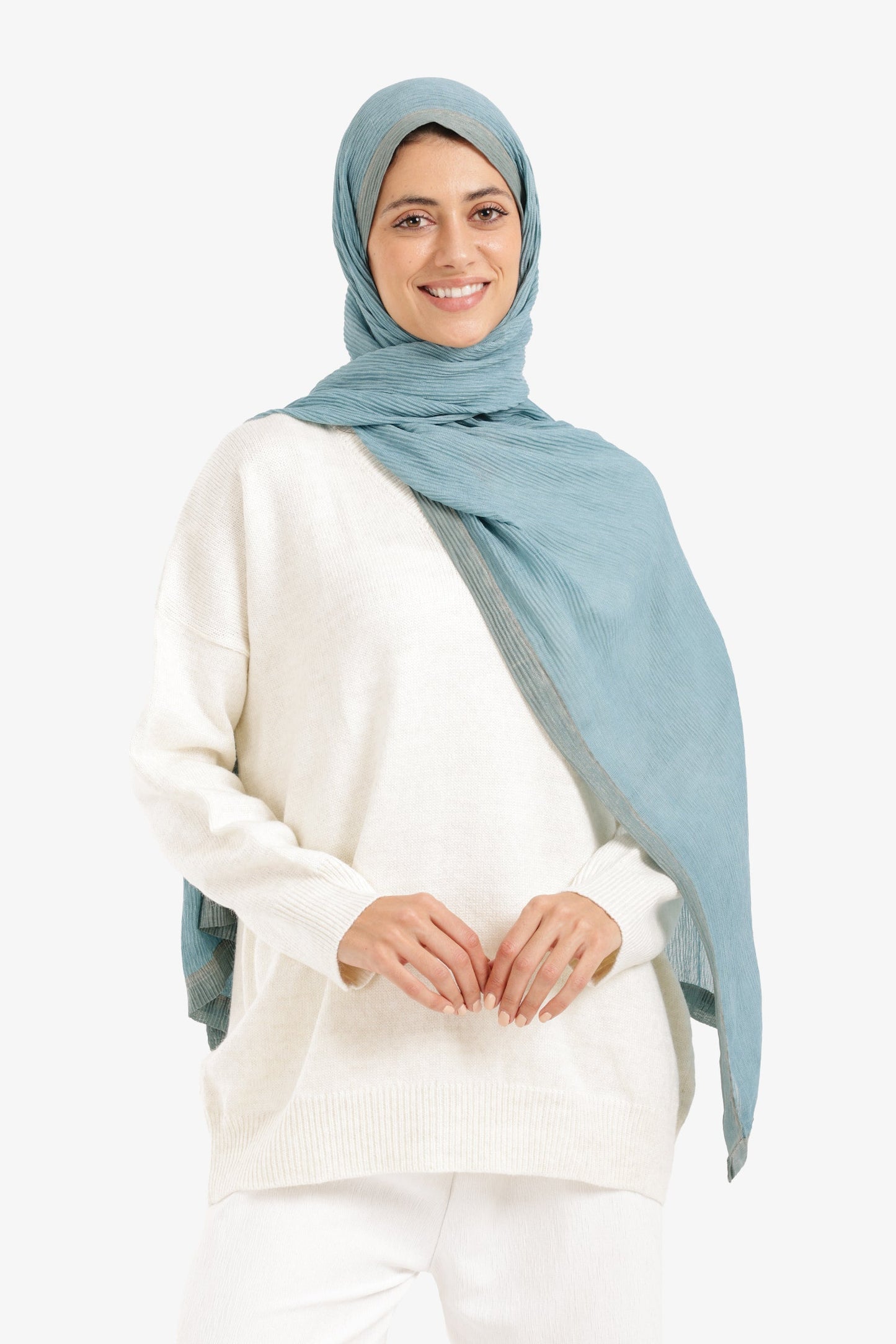 وشاح ساتان سادة من بليس