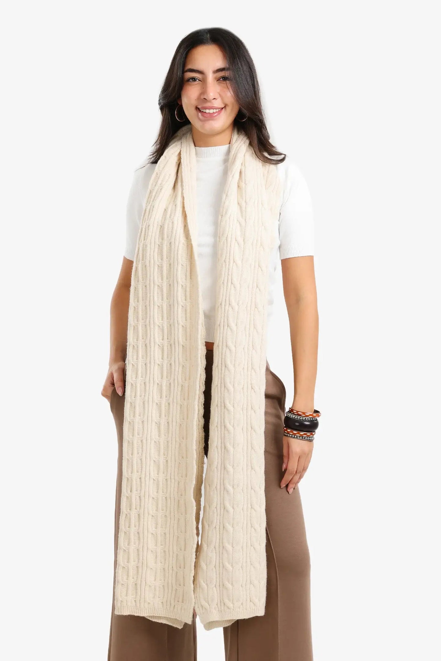 Braided Pattern Scarf