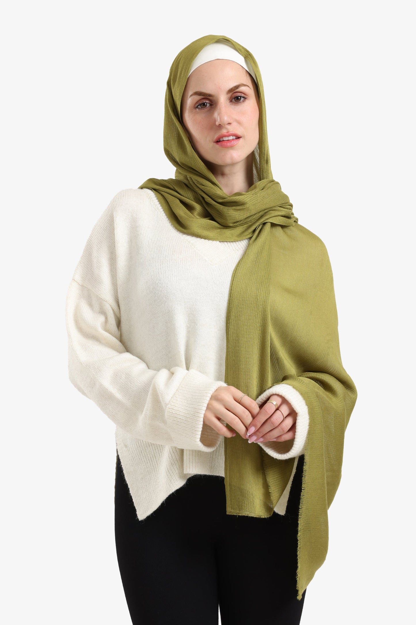 Ribbed Rectangular Scarf