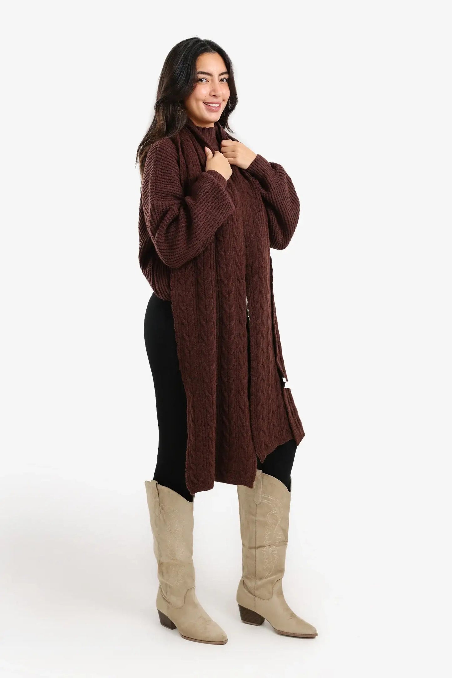 Braided Pattern Scarf