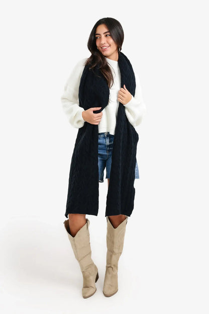 Braided Pattern Scarf