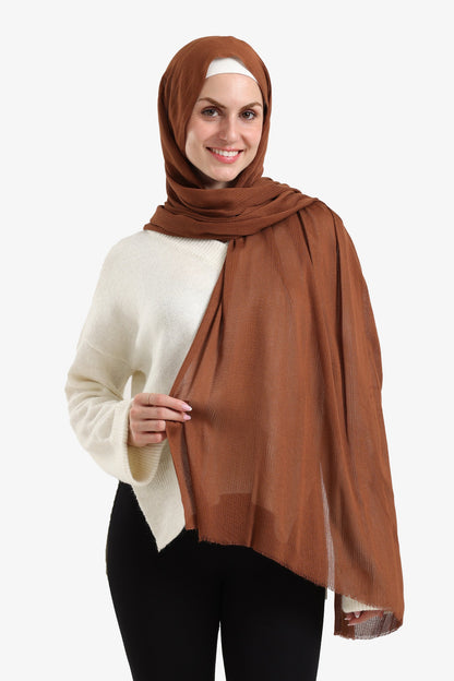 Ribbed Rectangular Scarf