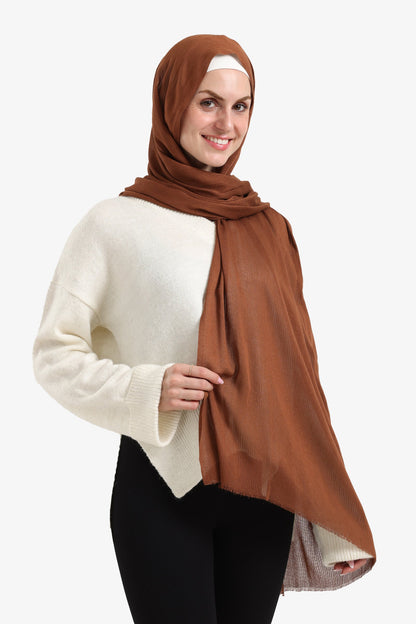 Ribbed Rectangular Scarf