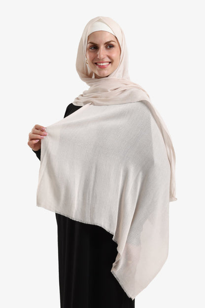 Ribbed Rectangular Scarf