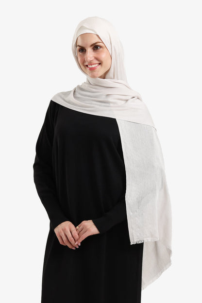 Ribbed Rectangular Scarf