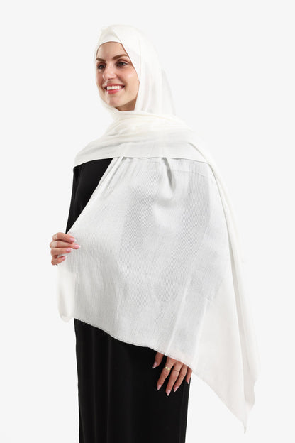 Ribbed Rectangular Scarf