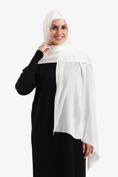 Ribbed Rectangular Scarf