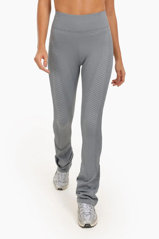 Textured High-Waist Sports Pants