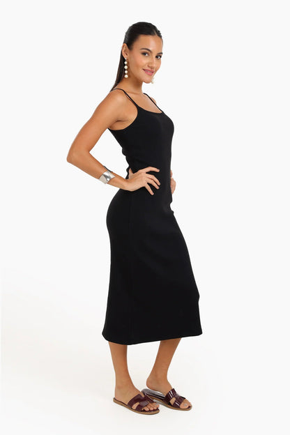 فستان ميدي مضلع