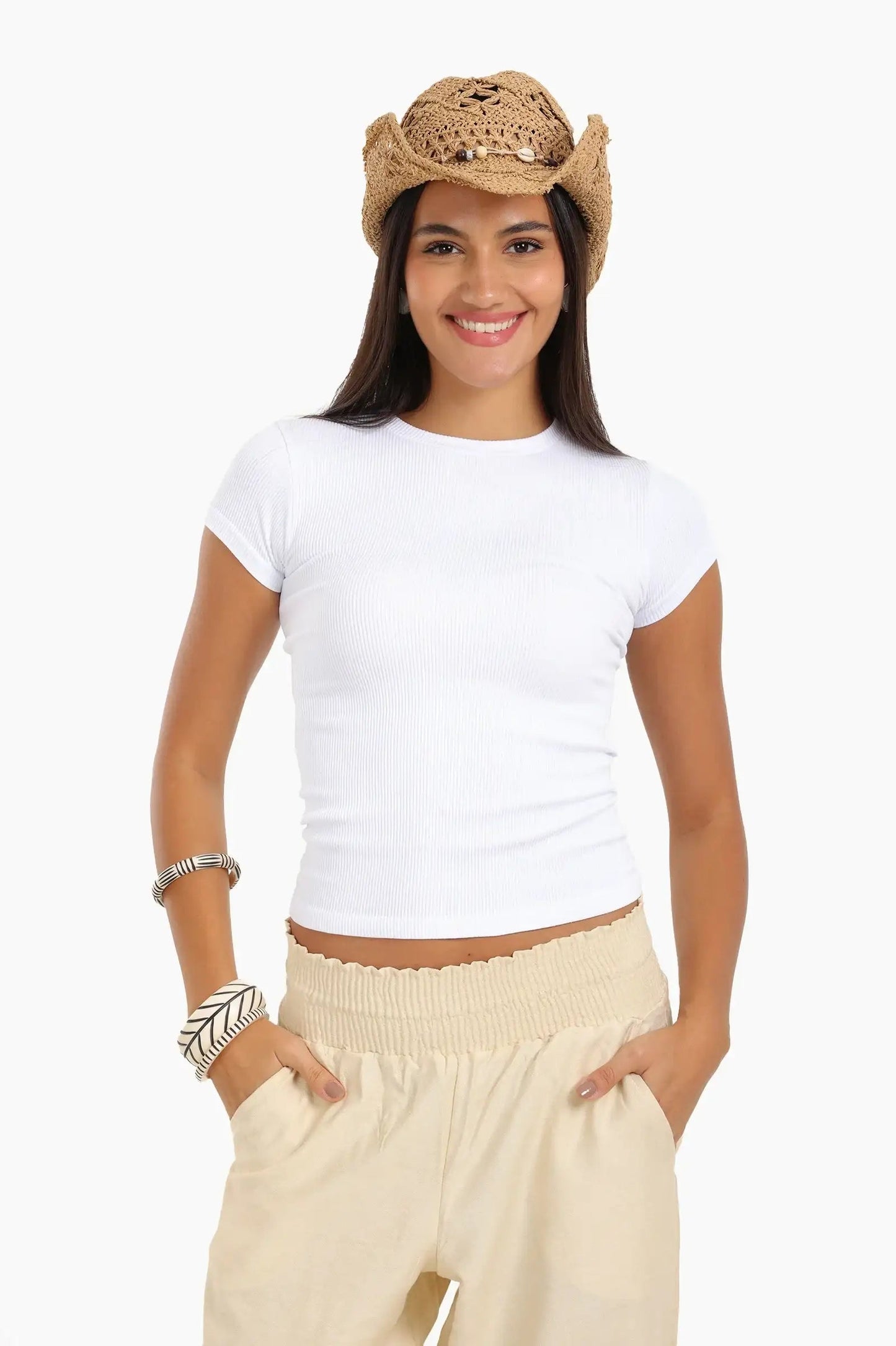 Slim Fit Ribbed Top