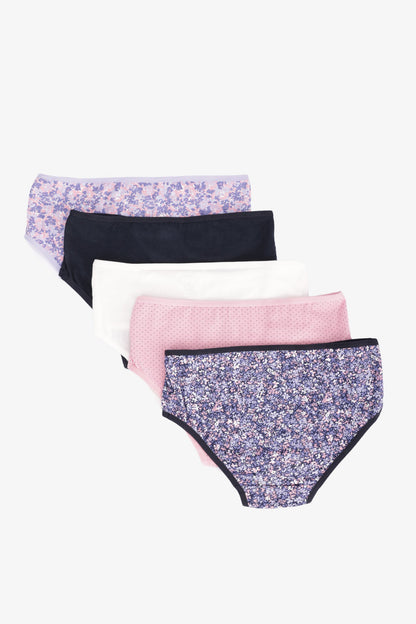 Pack of 5 Colored Brief Panties