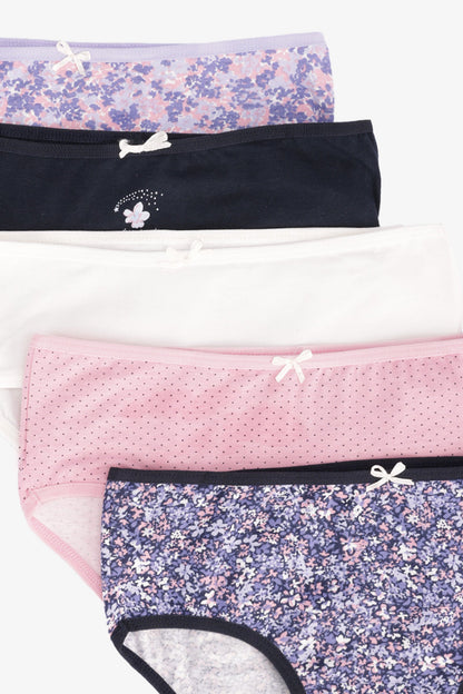 Pack of 5 Colored Brief Panties