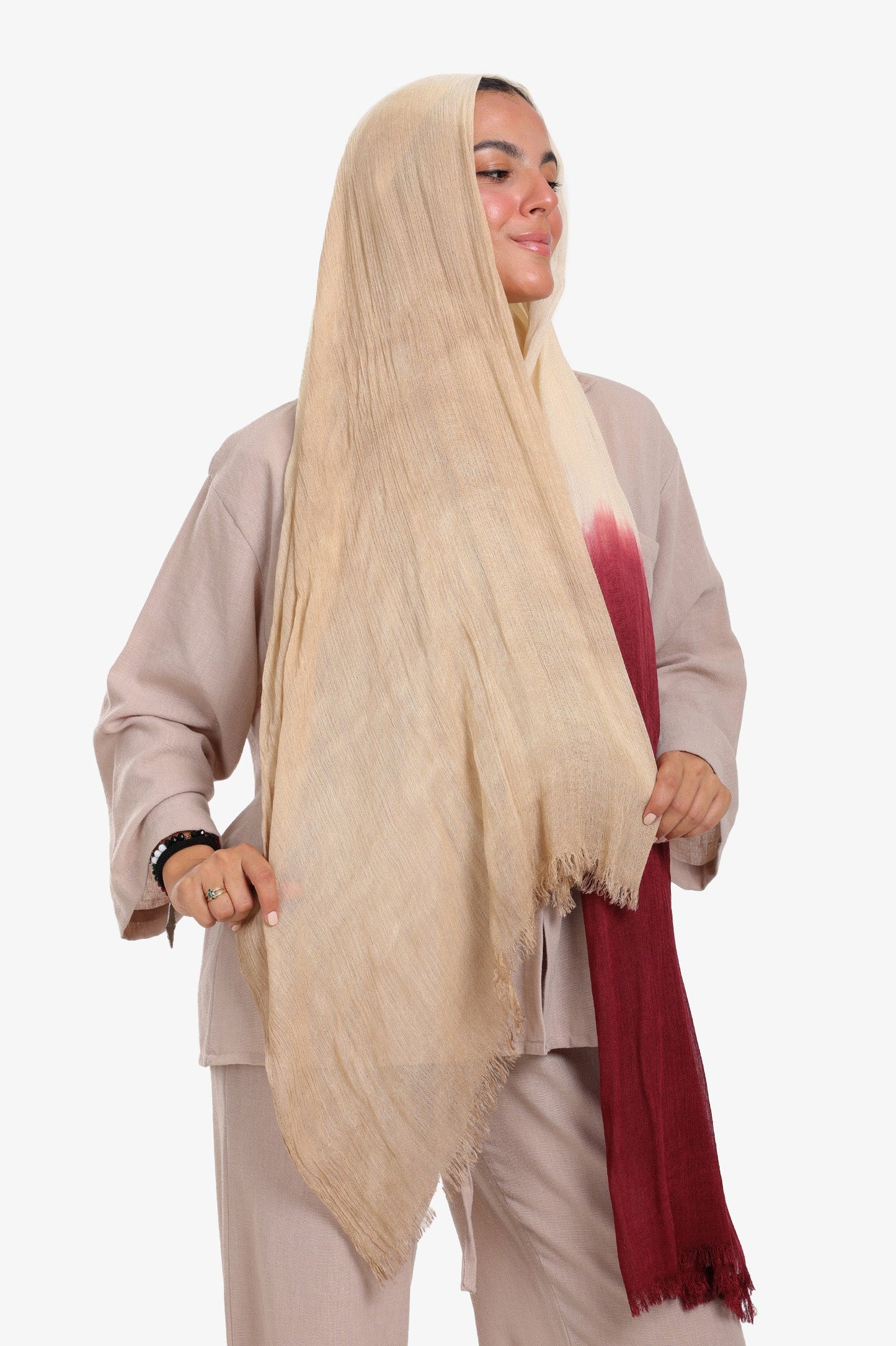 Gradient Cotton Scarf