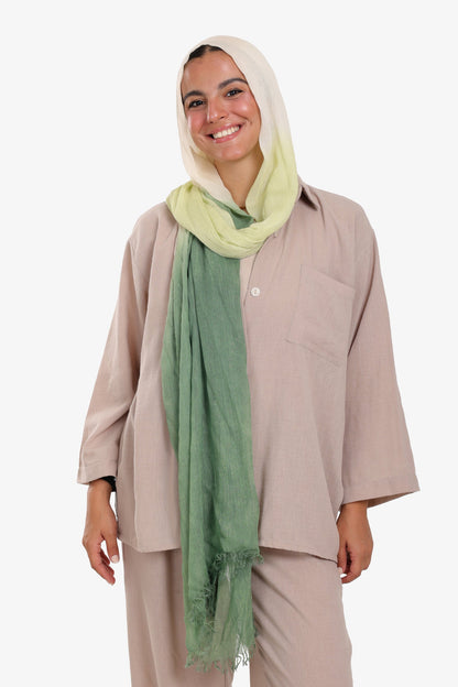 Gradient Cotton Scarf