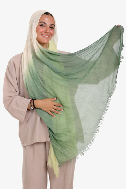 Gradient Cotton Scarf