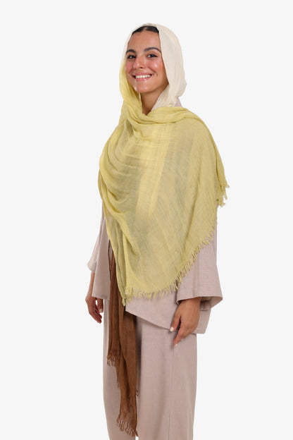 Gradient Cotton Scarf