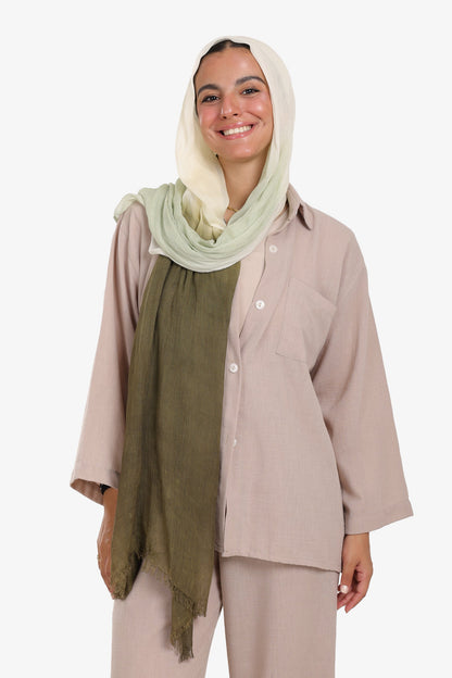 Gradient Cotton Scarf