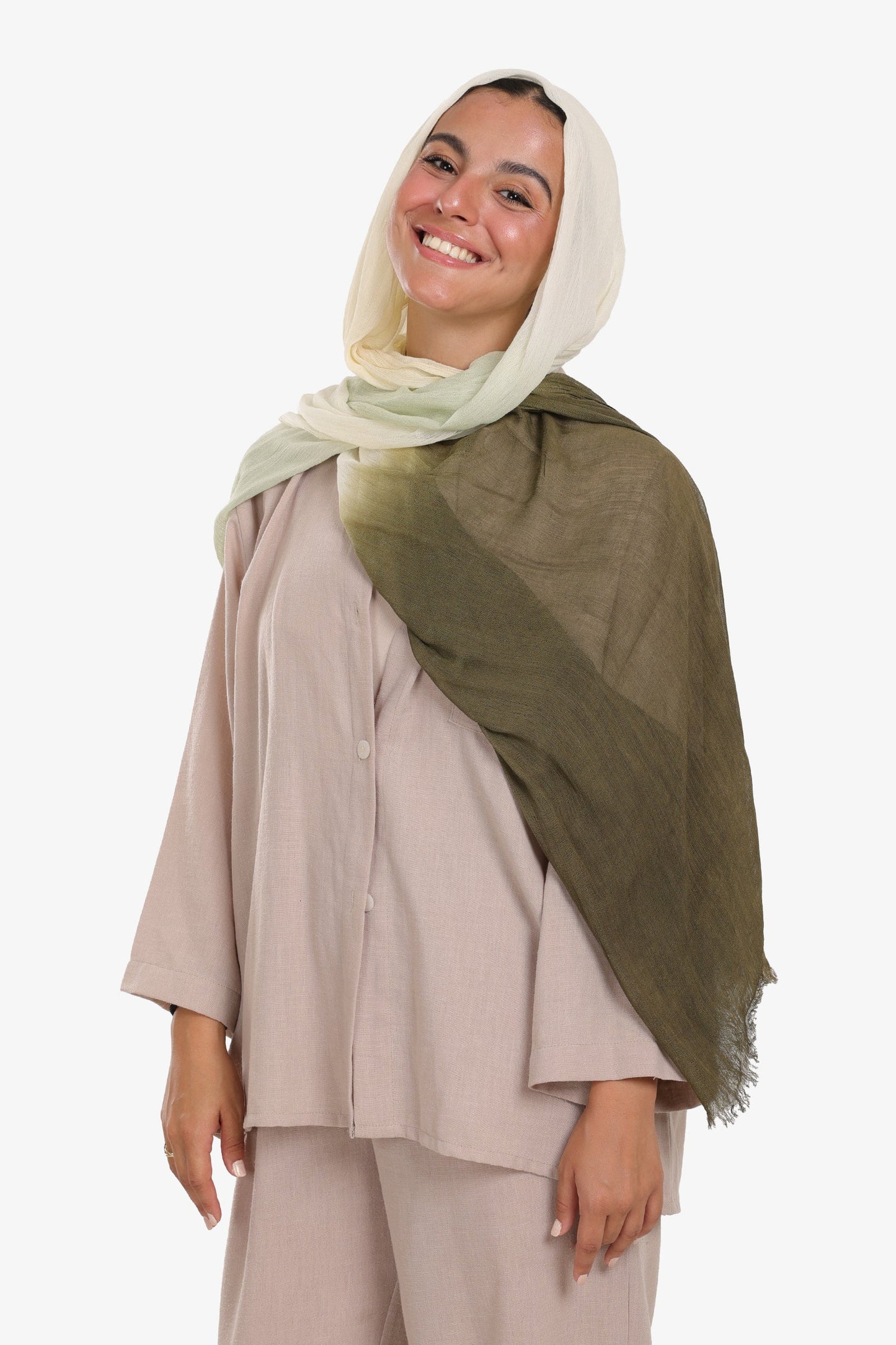 Gradient Cotton Scarf