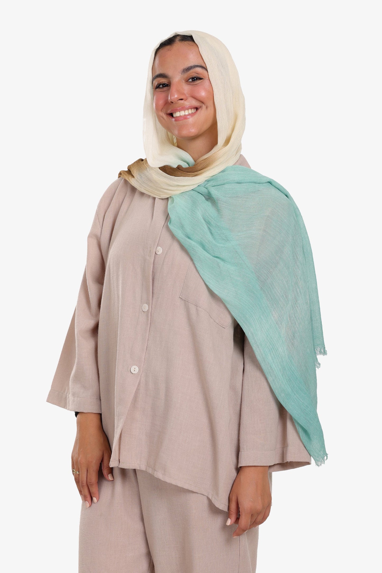 Gradient Cotton Scarf