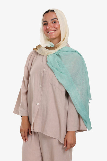 Gradient Cotton Scarf