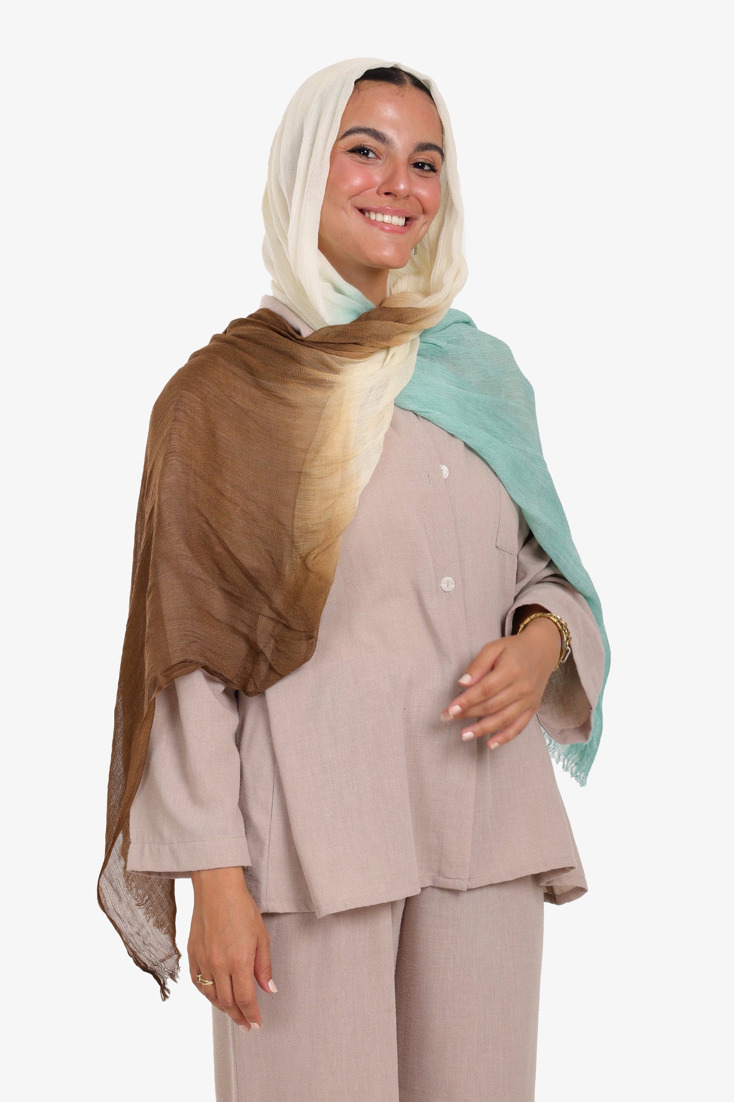 Gradient Cotton Scarf