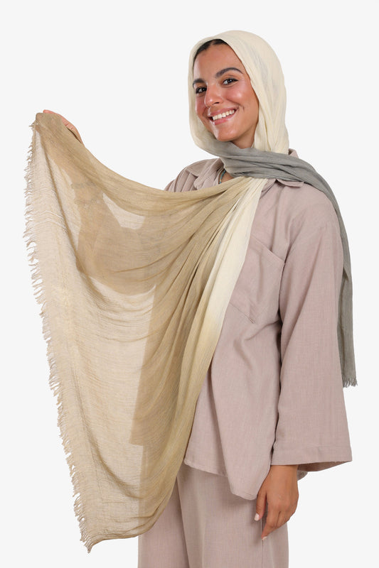 Gradient Cotton Scarf