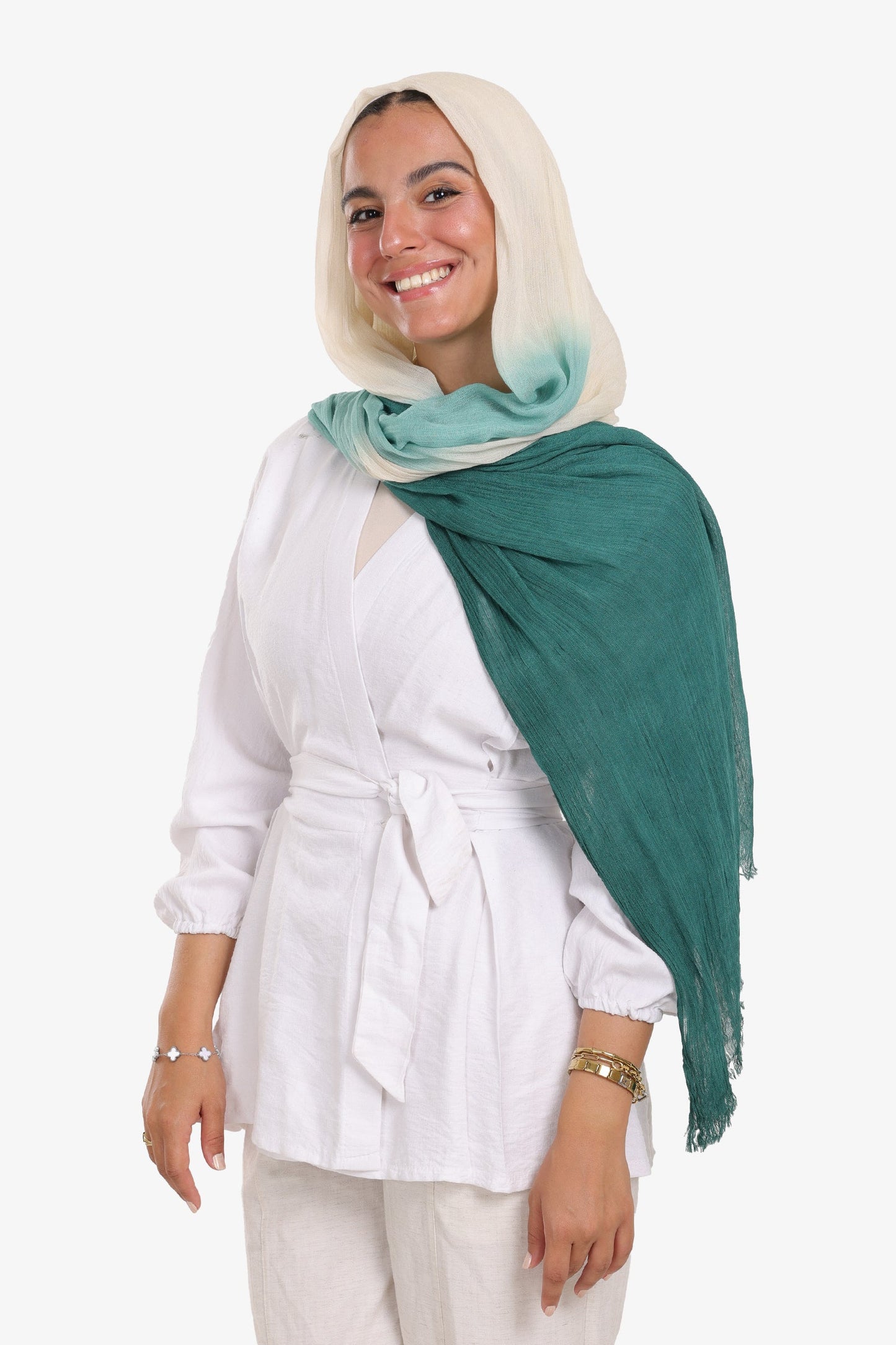 Gradient Cotton Scarf