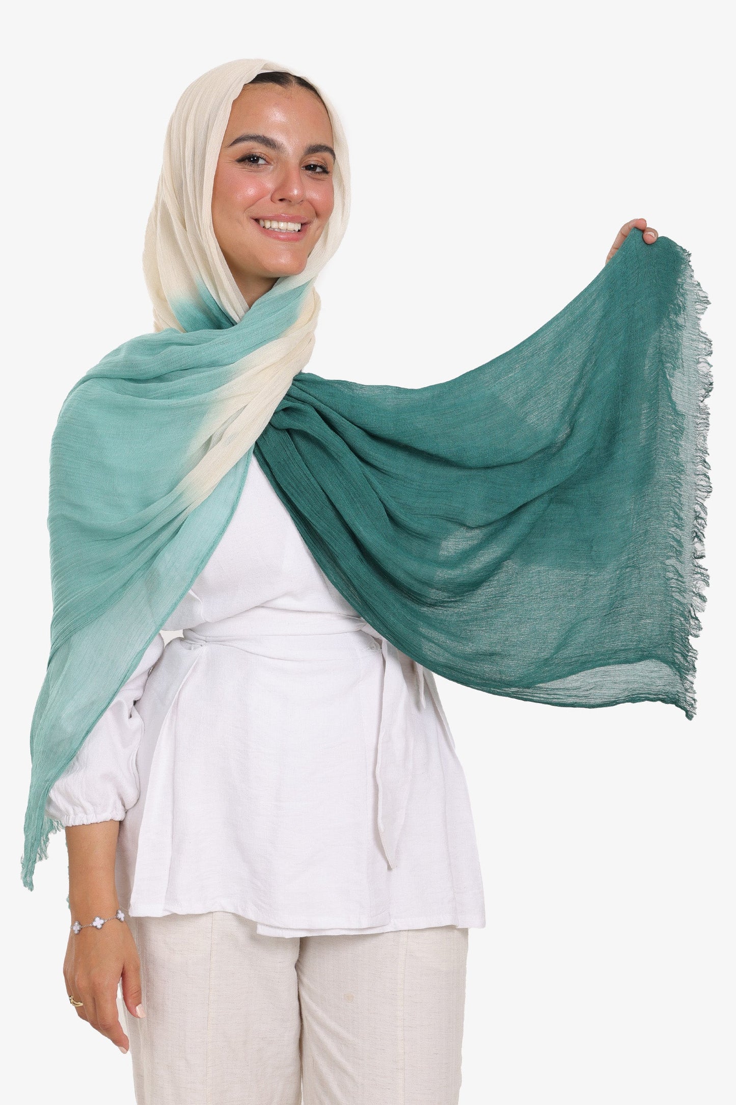 Gradient Cotton Scarf