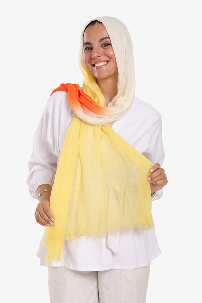 Gradient Cotton Scarf
