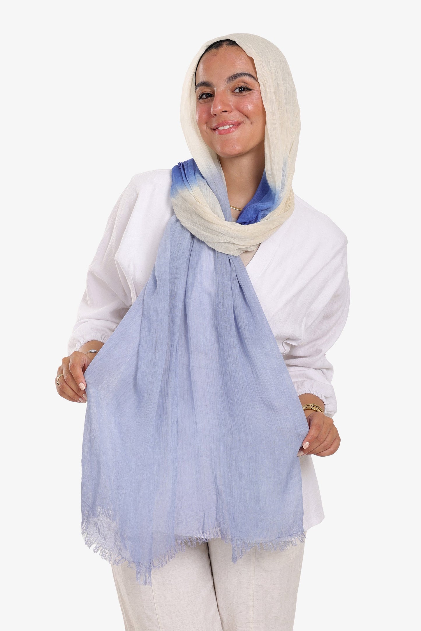Gradient Cotton Scarf